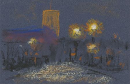 Jean Dryden Alexander (1911-1994) - 1983 Pastel, Norwich Cathedral
