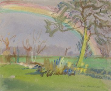 Jean Dryden Alexander (1911-1994) - 1983 Watercolour, The Rainbow