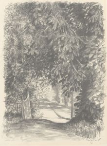 Glyn Morgan (1926-2015) - Signed 1978 Graphite Drawing, Rural Landscape