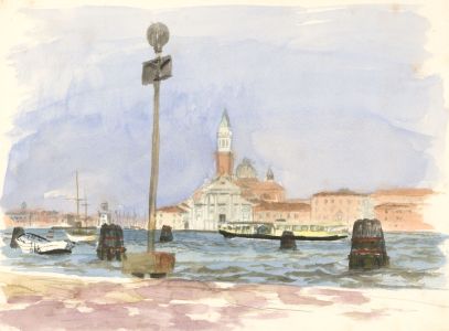 Glyn Morgan (1926-2015) - Watercolour, Venice