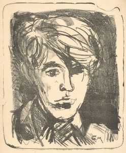 Glyn Morgan (1926-2015) -Lithograph, Portrait of a Boy