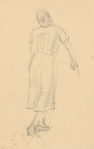 Jean Dryden Alexander (1911-1994) - Set of Two Graphite Drawings, Figure Studies