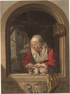 Four Miniature 19th Century Engravings After Old Masters