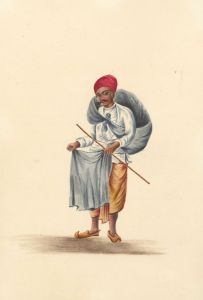 Mid 19th Century Watercolour - Portrait of an Indian Merchant