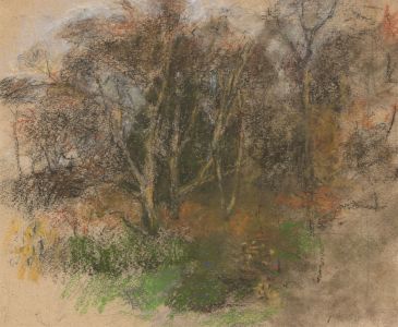 Maurice Feild (1905-1988) - Mid 20th Century Pastel, Autumn Trees