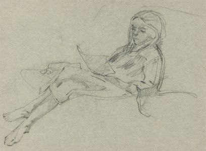 Maurice Feild (1905-1988) - Set of Three Charcoal Drawing, Portraits of Women