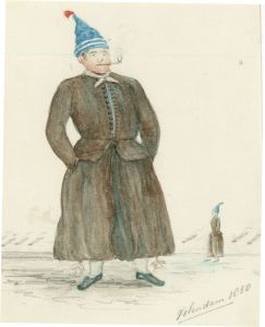 Seven Dutch School circa 1841 Watercolours - Figure Studies