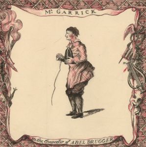 Marie Angel - Mid 20th Century Pen and Ink Drawing, Mr Garrick as Abel Drugger
