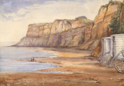Fine English School 1867 Watercolour - Shanklin, Isle of Wight