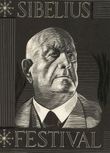 Glyn Morgan (1926-2015) - Signed Scratchboard, Sibelius Festival Design