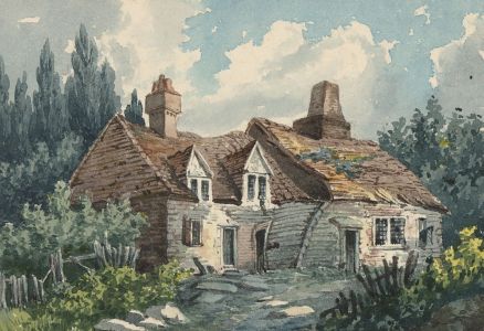 W. Edward Hall - Fine Late 19th Century Watercolour, Rural Cottage Scene