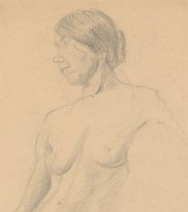 Art Student - Two Mid 20th Century Graphite Drawings, Portrait of a Woman