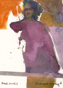Richard J.S. Young - Signed 2016 Mixed Media, Male Model