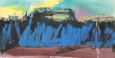 Richard J.S. Young - Signed 2017 Mixed Media, Street With No Name