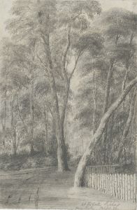 W. Jeffs - Fine 1836 Graphite Drawing, St John's Wood near Ryder
