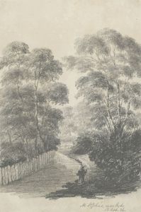 W. Jeffs - Fine 1836 Graphite Drawing, St John's Wood near Ryder