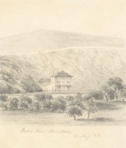 W. Jeffs - Fine 1835 Graphite Drawing, Belle Vue, Clevedon