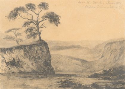 W. Jeffs - Fine 1836 Graphite Drawing, Near Clifton Down, Bristol