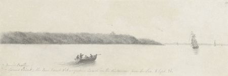 W. Jeffs - Fine 1836 Graphite Drawing, Boats on the Hampshire Coast