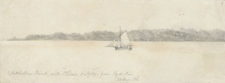 W. Jeffs - Fine 1836 Graphite Drawing, Northstone Point