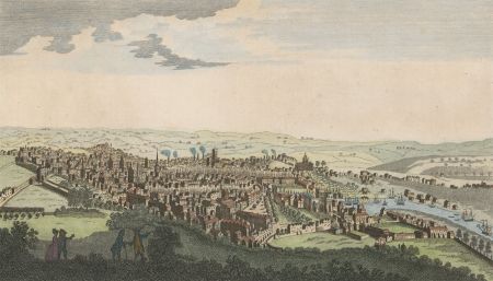 Early 19th Century Engraving - Perspective View of Bristol