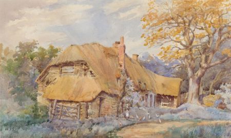 Signed Late 19th Century Watercolour - The Forge, Chipping Camden