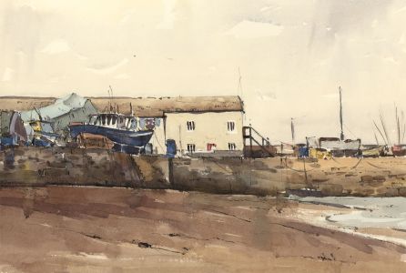 John Godfrey - Contemporary Watercolour, Harbourside