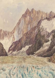 British School 19th Century Watercolour - Mountainous Landscape