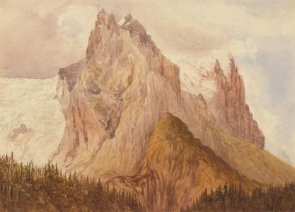 British School 19th Century Watercolour - Rocky Alpine Scene