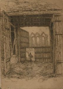 Henry Martin Pope (1843-1908) - Etched Copper Plate and Example Print, Halesowen