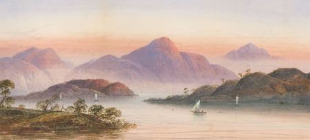 Late 19th Century Watercolour - Highland Loch Landscape
