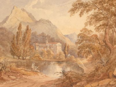 Late 19th Century Watercolour - The Monastery