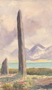 1892 Watercolour - Standing Stones, Stennes
