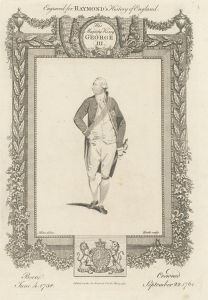 Heath after Metz - 18th Century Engraving, King George III