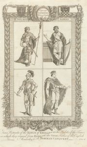 Grignion after Metz - 18th Century Engraving, Four Kings of England