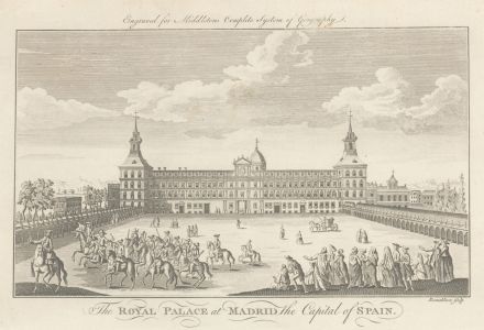 Grigion after Wale - 18th Century Engraving, Royal Palace of Madrid