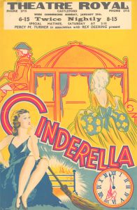 Early 20th Century Lithograph - Theatre Royal Cinderella Poster