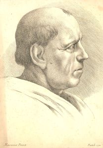 Patch after Masaccio & Giotto - Five c. 1770 Engraving, Italian Portraits