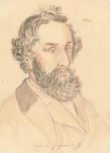 19th Century Watercolour - Portrait of Charles Gilpin MP