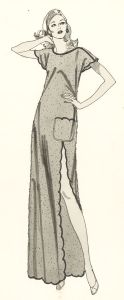 Contemporary Pen and Ink Drawing - Fashion Illustration