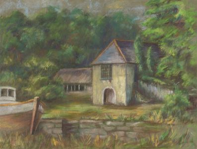 S. Dunstan - Contemporary Pastel, Boat Cottage