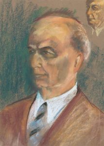S. Dunstan - Contemporary Pastel, Portrait of a Gentleman