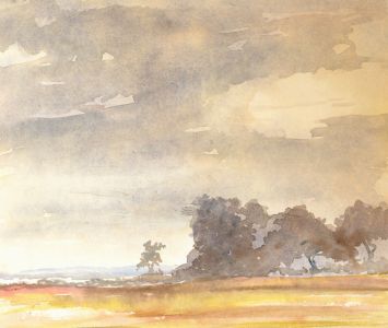 James Frank Adams (1923-2008) - Contemporary Watercolour, African Landscape