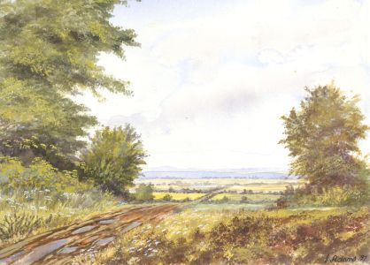 James Frank Adams (1923-2008) - Signed 1997 Watercolour, Landscape