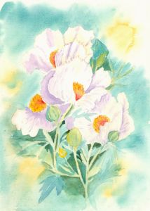 James Frank Adams (1923-2008) - Contemporary Watercolour, Floral Study
