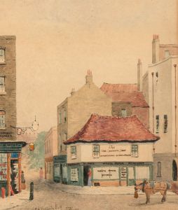 T. Fraser - Signed 19th Century Watercolour, Old Curiosity Shop