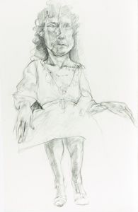 Brian Liddle - Contemporary Graphite Drawing, Portrait of a Woman