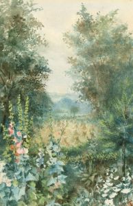 D.E.T. - 1881 Watercolour, The Wild Garden
