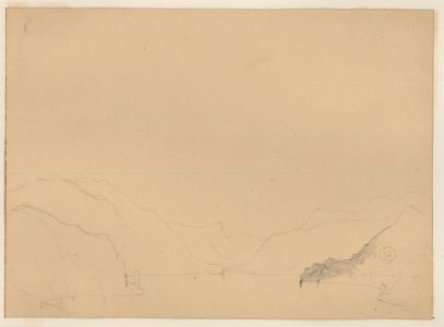 William Waterhouse - Four Mid 19th Century Graphite Drawings, Loch Lomond