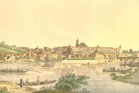 1942 Lithograph - View of Prague